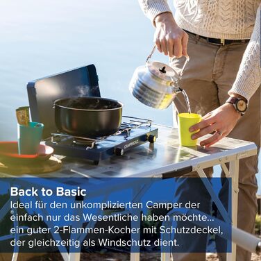 Campingaz Base Camp Lid R: Газовий пальник для кемпінгу з кришкою