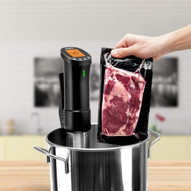 Inkbird Sous Vide Stick 1000 Вт, ISV-200W - су-від прилад з керуванням через додаток, 360° циркуляція, 0°C-90°C
