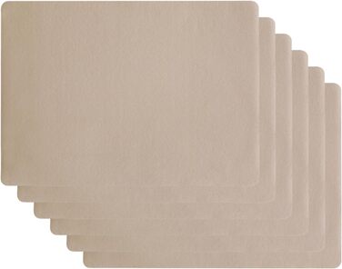 Набір столових серветок ASA Selection Stone, 46 x 33 см, імітація шкіри, Set6