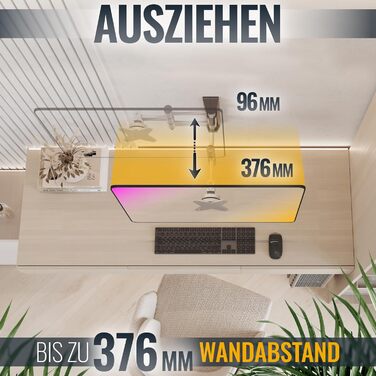 Кріплення для монітора RICOO S1811: регульоване, універсальне, VESA 75x75/100x100, 13-32 дюймів