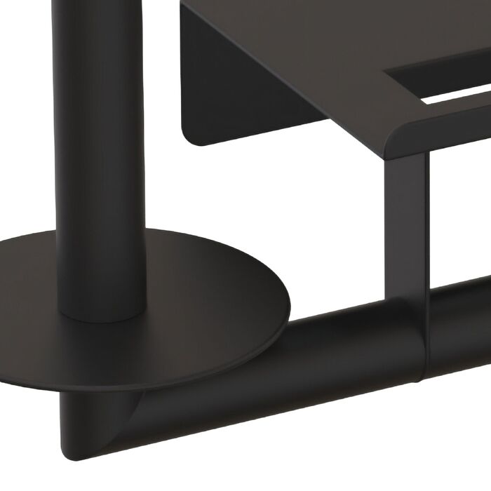 Тримач туалетного паперу Relaxdays з полицею