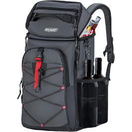 Рюкзак-холодильник Overmont 30L - ізольована сумка-холодильник для пікніків, кемпінгу, пляжу. Чорний