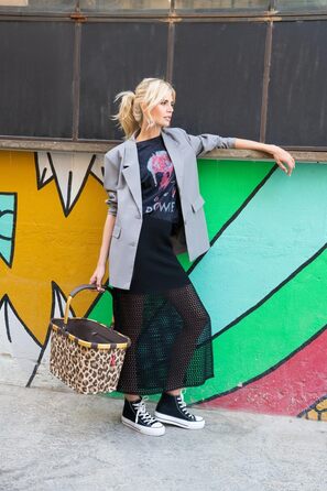 Сумка-шопер Reisenthel Carry Bag Frame Leo Macchiato – містка та стильна з внутрішньою кишенею