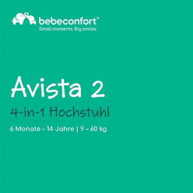 Дитячий стільчик Bebeconfort Avista 2, 4-в-1, 6 місяців - 14 років, сірий