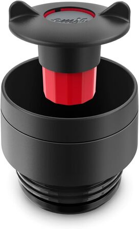 Термокружка Emsa N20210 Travel Mug Classic, 0.36 л, нержавіюча сталь, Petrol | Збереження тепла 4 години, холоду 8 годин | 100% герметична, з невеликим отвором для пиття, придатна для миття в посудомийній машині