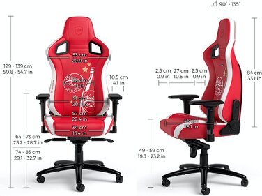 Крісла Epic Gaming Chair, ергономічні, підтримка голови та попереку, PU шкіра, до 120кг, 1,85м (Nuka Cola)