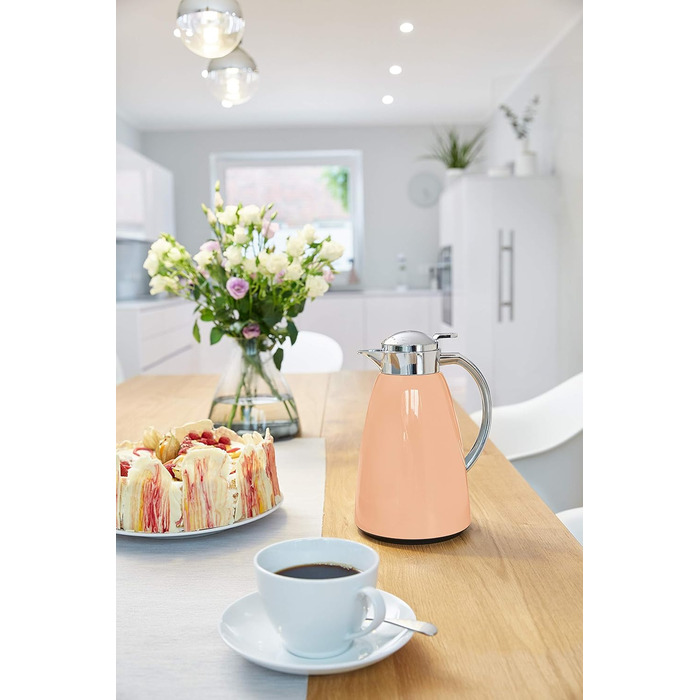 Термос Emsa Campo 1л з Quick Tip, преміум нержавіюча сталь, 12 год теплий, 24 год холодний