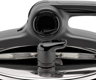 Каструля-скороварка Lagostina Mia Lagoeasy'UP 5 л з нержавіючої сталі 18/10, діаметр 22 см, для приготування на пару, сумісна з індукцією та газом, з полегшеним відкриванням кришки, з тришаровим радіальним дном, придатна для миття в посудомийній машині