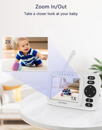 Відеоняня HelloBaby HB2438-2 з 2 камерами, 3.2
