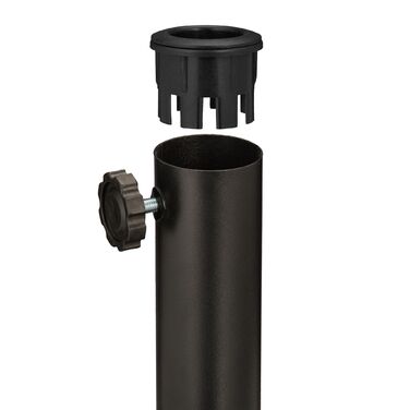 Підставка для парасольки Relaxdays чорного кольору