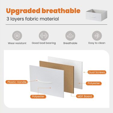 Набір приліжкових тумбочок DUMOS, 2 шт. з шухлядою, вузький комод, індустріальний стиль, для спальні, вітальні, дитячої кімнати, прихожої, білий