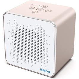 Генератор білого шуму RENPHO, машина білого шуму для сплячих дорослих із заспокійливими звуками і радіо з таймером пам'яті