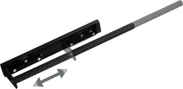 Тримач для рушників SOTECH TED, алюміній, телескопічний, 325-487 мм, чорний мат, 2/1 руки