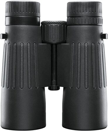 Бінокль Bushnell Powerview 2 10x42, дахова призма, алюмінієвий корпус, багатошарове покриття, гумове армування, для спостереження за птахами, туризму, спорту, PWV1042