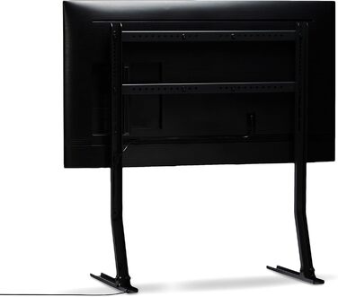 Підставка для телевізора 40-70 дюймів | Стильна підлогова стійка для ТБ | Чорна підставка для телевізора Charcoal