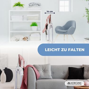 Дитячий стільчик для годування Mobiclinic® Kids, складаний, трансформується в стільчик для малюків, Simba, ремінь з 5 точками кріплення, колеса з гальмом, знімний піднос, текстиль знімний та пральний, зелений (рожевий)