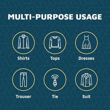 Набір для вішання штанів Lifemaster з металу, чорний, 50 шт.