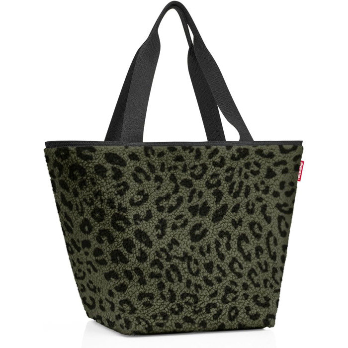 Сумка-шопер Reisenthel Shopper M Teddy Leo Olive – містка та стильна, з водовідштовхувального матеріалу