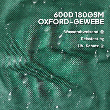 Outsunny Garden Bag 4x86L водонепроникний мішок для садових відходів з ручками на блискавці, стабільний мішок для листя, автономні садові мішки, багаторазові мішки для садових відходів Зелені відходи