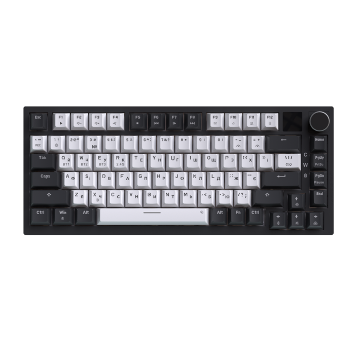 Бездротова механічна клавіатура GamePro Asgard Valhalla Pro (MK160W-D-Pro) 75% Rainy switches