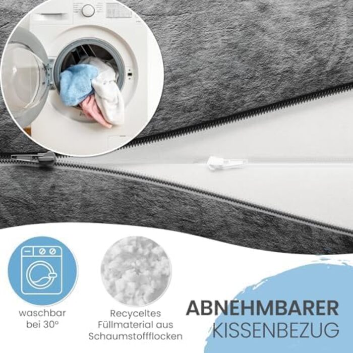 Подушка для спини та читання ELONEO з підлокітниками для ліжка та дивана, ергономічна підтримка спини, голови та шиї