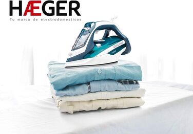 Праска HAEGER Ultra STEAM 2800W з керамічною підошвою, антикапля, антиналіт, самоочищення