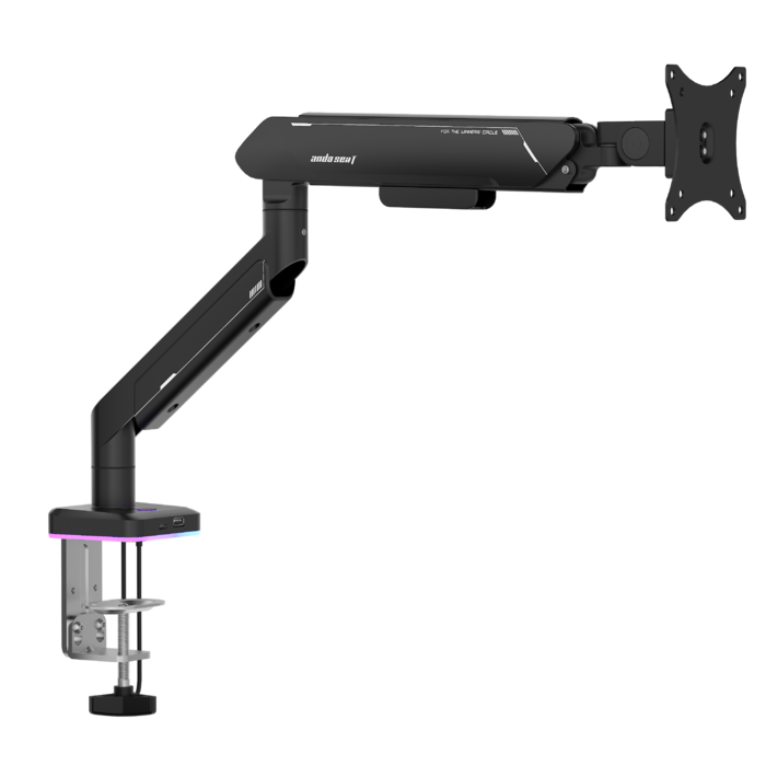 Настільне кріплення для монітора Anda Seat Stealth Pro II RGB 17’’-42’’ Black
