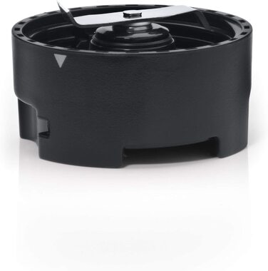 Блендер WMF Kult X Mix & Go Mini - електричний шейкер з пляшкою 600 мл, срібно-чорний, комплект аксесуарів 3 шт.