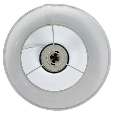 Лампа для столу Relaxdays з кришталевою основою та тканинним абажуром