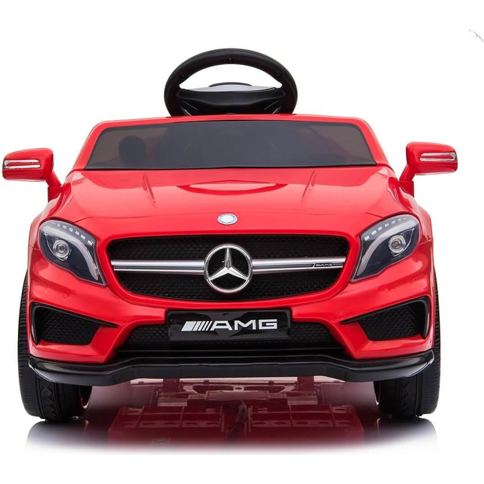 Дитячий електромобіль Mercedes AMG GLA45 з пультом, ліцензія, червоний