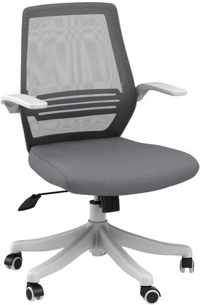 Офісний крісло SIHOO ергономічне з регульованими підлокітниками, підтримкою попереку та м'якою спинкою Mesh. Сірий колір.