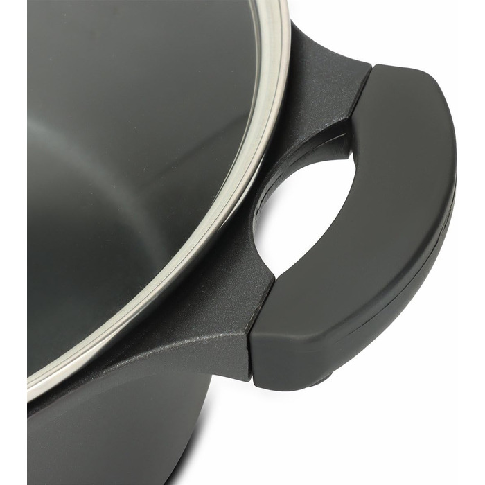 Набір посуду Royalty Line Lavica RL-ES1014M 14 предметів Rosso Borgogna - каструлі, сковороди та кришки для дому та професійної кухні