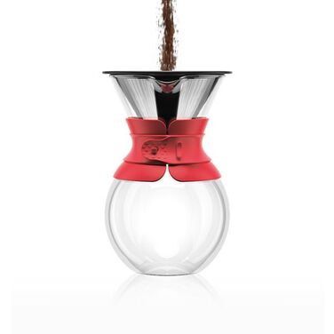 Кавник з силіконовим захисним фільтром, 1 л, Pour Over Bodum