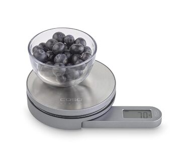 Кухонні ваги CASO Design Kitchen EcoMate: без батарейок, до 5 кг з кроком 1 г, тестування Haus & Garten Test