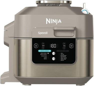 Мультиварка Ninja Speedi 5.7L, 10-в-1: мультиварка, фритюрниця, сковорода, гриль, духовка. Модель ON500EU, Stone Gold