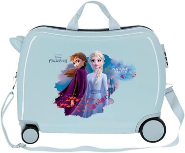 Дитяча валіза Disney Frozen Крижана королева Природа-це чари 50x39x20 смс жорсткий корпус ABS комбінований замок 34L 2,1 кг