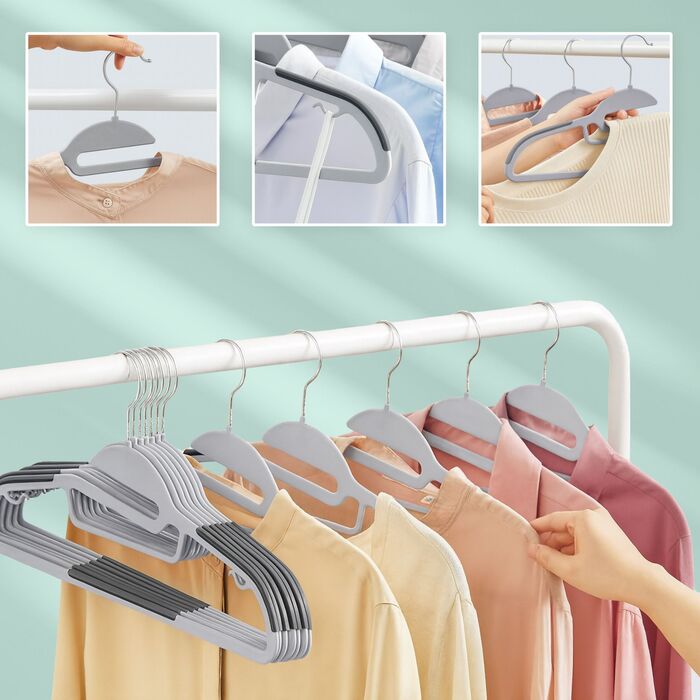 Набір гумових вішалок для одягу Relaxdays