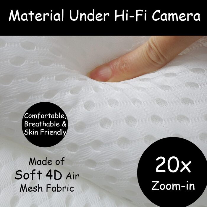 Велике подушечка для ванни King Mills: комфорт та підтримка голови та шиї, м'яка тканина 4D Air Mesh, підходить для всіх ванн