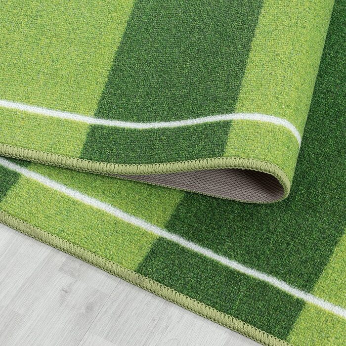 Ігровий килим SIMPEX з коротким ворсом, дитячий килим, дитяча кімната, футбольний стадіон, зелений, колір зелений, Розмір 160x230 см