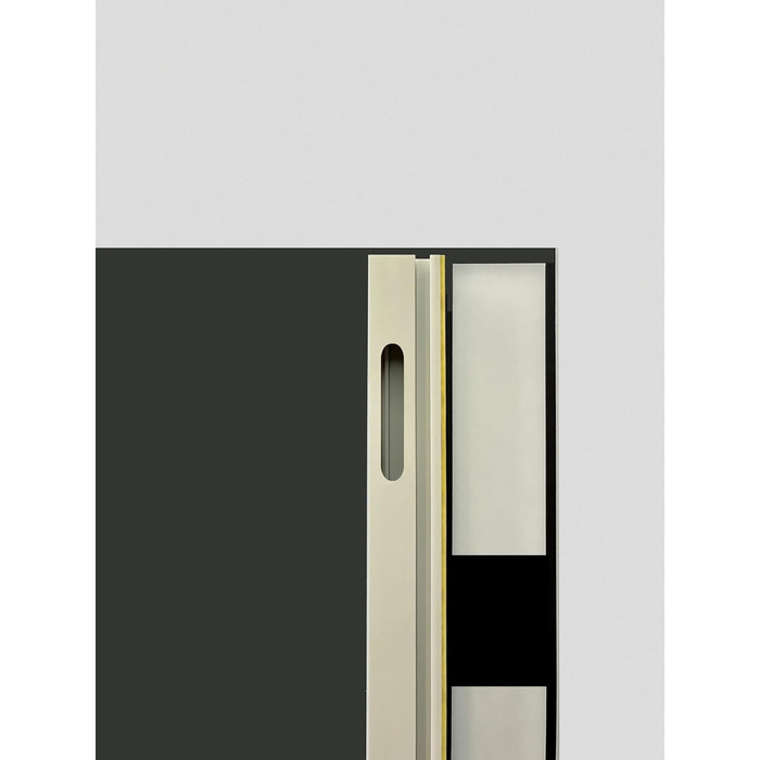 Дзеркало для ванної кімнати 50x70 см з підсвічуванням LED, сенсорний вимикач, бічне підсвічування