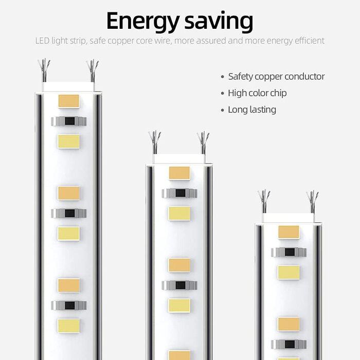 Дзеркало для ванної кімнати HUOLE з LED-підсвічуванням, настінне, з сенсорним вимикачем та захистом від запотівання, 6400K (60x60x4,5 см)