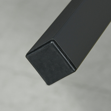 Зовнішній стіл для 6 осіб, з імітацією дерева, металевий каркас, стійкий до погодних умов, 145 x 85 x 72 см, сірий