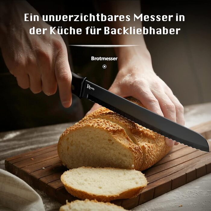 Набір ножів кухонних 7 предметів з бруском: ніж, ніж для овочів, ніж для м'яса, ножиці, брусок для ножів. Ідеально для нарізки м'яса, овочів, фруктів. Чорний колір.
