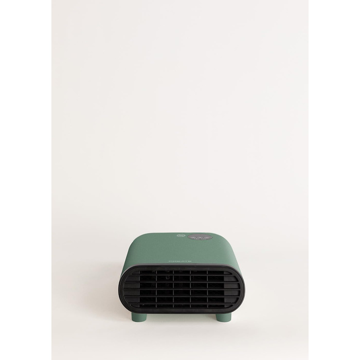 Електрична тепла стіна/підлога з Wi-Fi, салатовий колір, керування через додаток, до 20 м², датчик відкриття, захист від перекидання, 3 режими, LCD-дисплей, 2000W