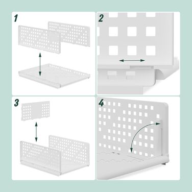 Органайзери для шафи Relaxdays (набір 3 шт.)