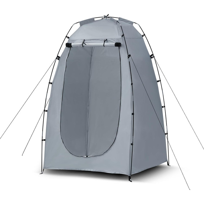 CLIPOP Намет Pop-Up, водонепроникний, легкий, одношаровий, для весняного кемпінгу, простий у встановленні – для пляжу, походів, фестивалів, відпочинку на природі (Сірий)
