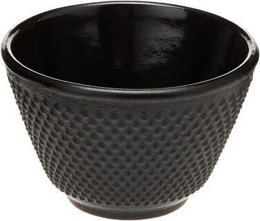 Набір з 2 чавунних чорних чашок Jang, чавун, об'єм 220 мл, чорне, 7.8 см