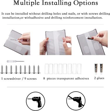 Набір тримачів для келихів Vaisoeny (4 шт.), сірий колір. Підійде для кухні та бару.