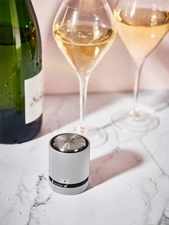 Лінія - Пробка для шампанського - Для герметичної герметизації та зберігання відкритих пляшок ігристого вина - Гарантія 5 років - Винний подарунок - Алюмінієві фарби