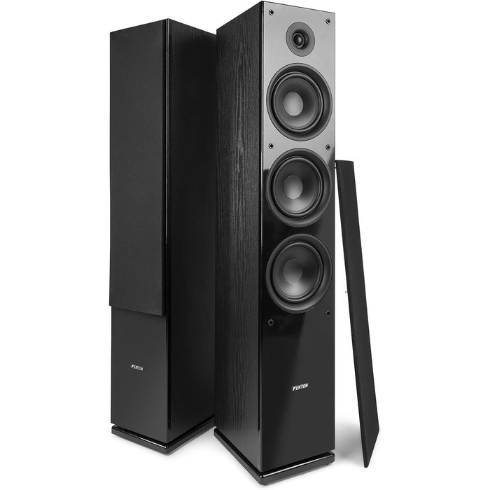 Набір 3-смугових HiFi динаміків Fenton SHF80B 500 Вт - 3 низькочастотні динаміки та високочастотні динаміки - Музика, Фільми, Ігри - Чорний